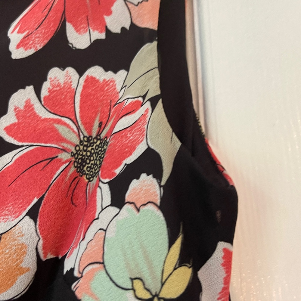 Scarlett Size 6 Floral Sleeveless‎ Dress - Picture 6 of 11
